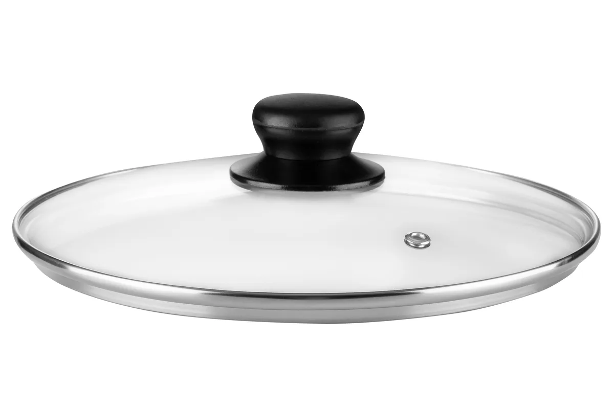 Крышка ARDESTO Gemini Gourmet, диаметр 22 см, из термостойкого стекла, нержавеющей стали и бакелита