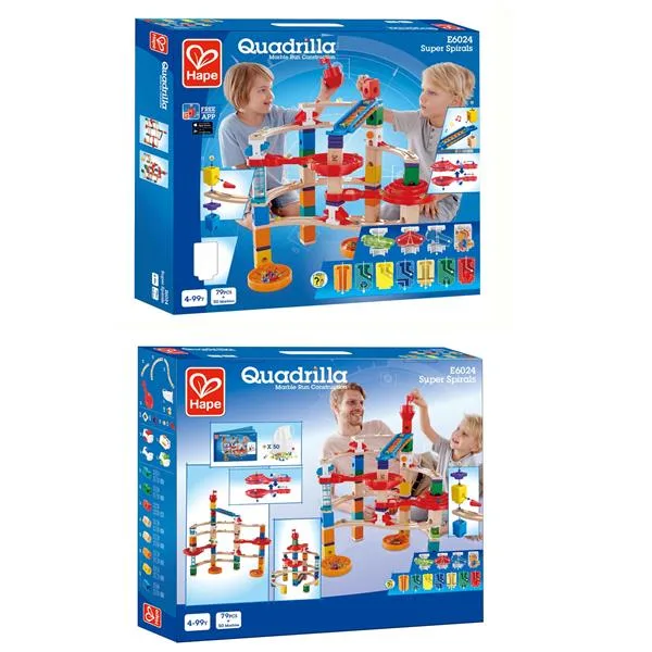 Конструктор-лабіринт Hape 129 елементів різнокольоровий 52х9х48 см