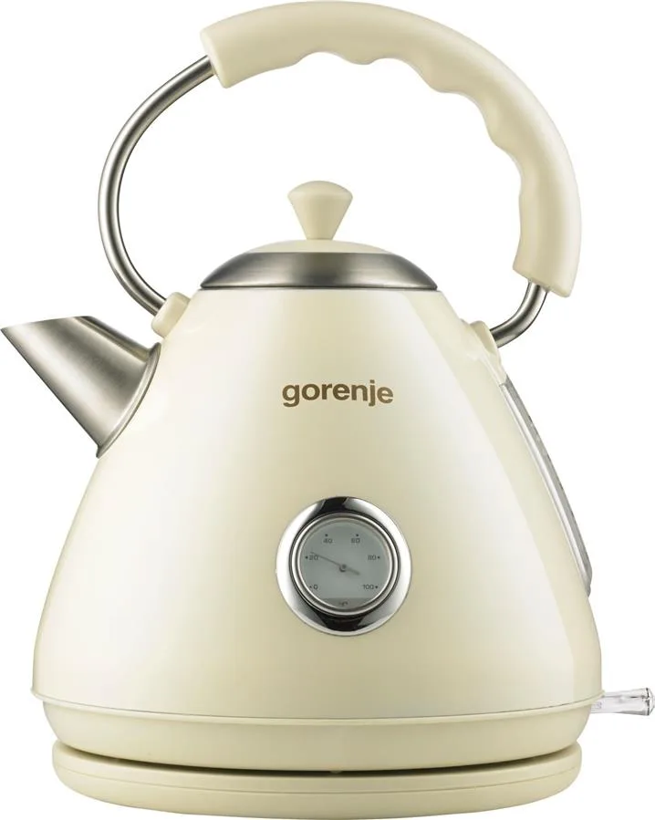 Электрочайник Gorenje 17л, пластиковый, кремовый