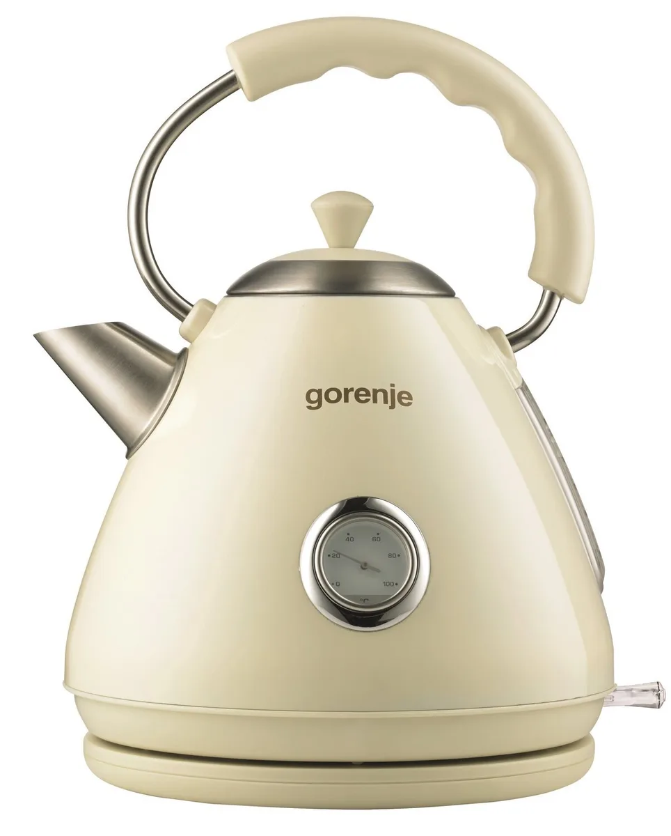 Электрочайник Gorenje 17л, пластиковый, кремовый