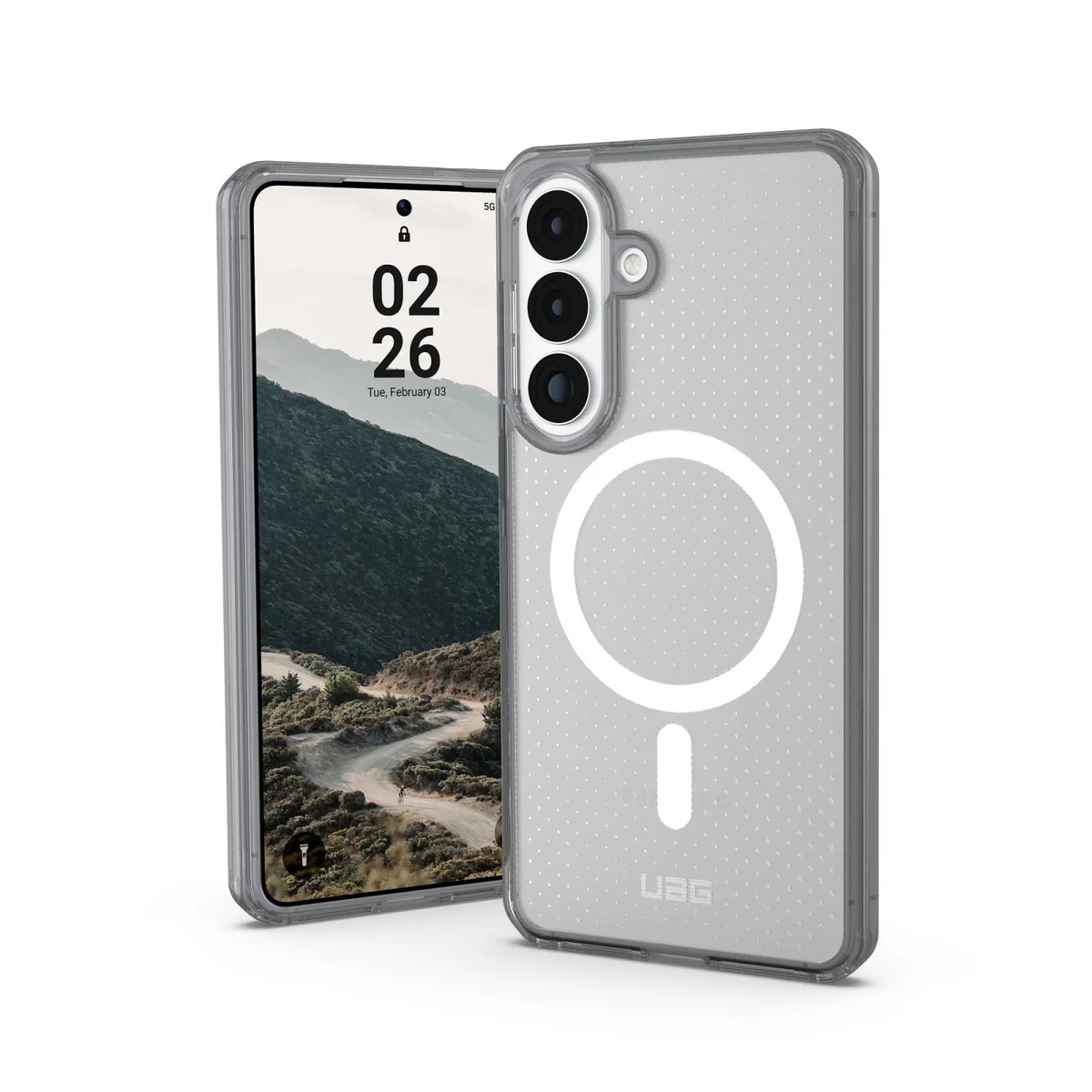 Чохол UAG полікарбонат для Samsung Galaxy S26+ сірий прозорий
