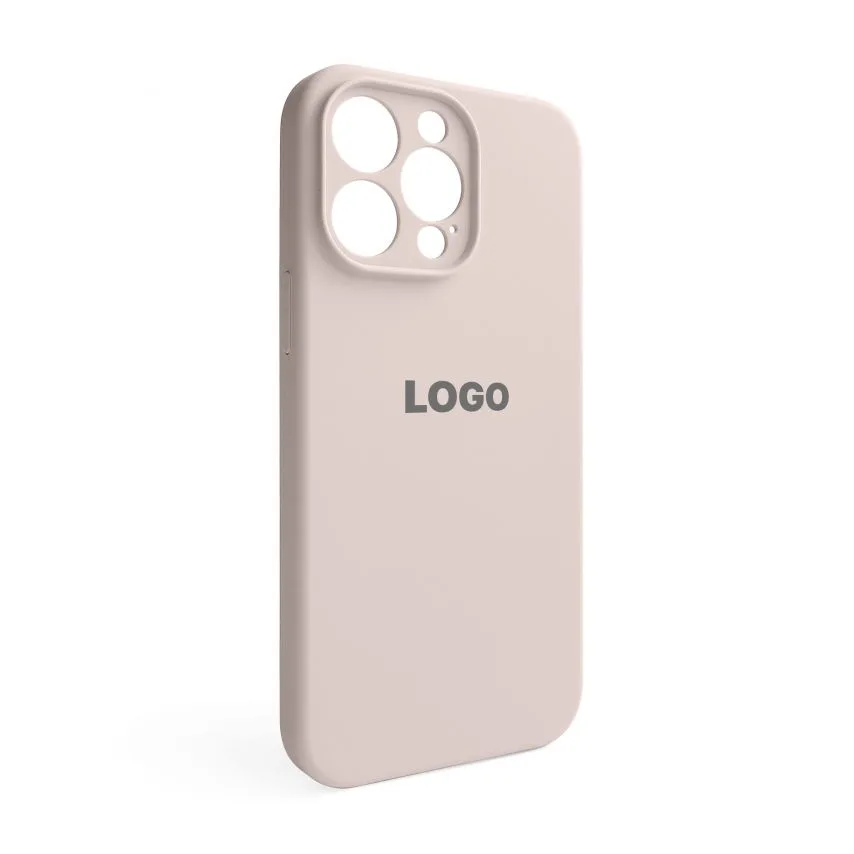 Чохол Silicone Case для iPhone 14 Pro Max силіконовий  закрита камера рожевий