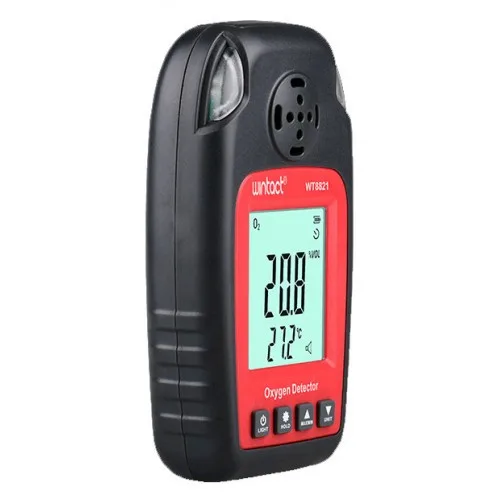 Датчик концентрації кисню O2 термометр WINTACT WT8821 портативний 0-25% VOL 0-50°C