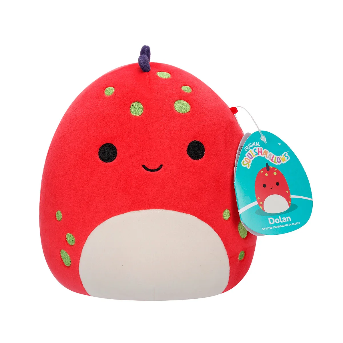 М'яка іграшка Squishmallows поліестер 19 см Діно Долан