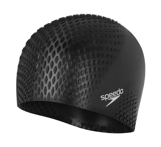 Шапка для плавання Speedo силікон OSFM чорна