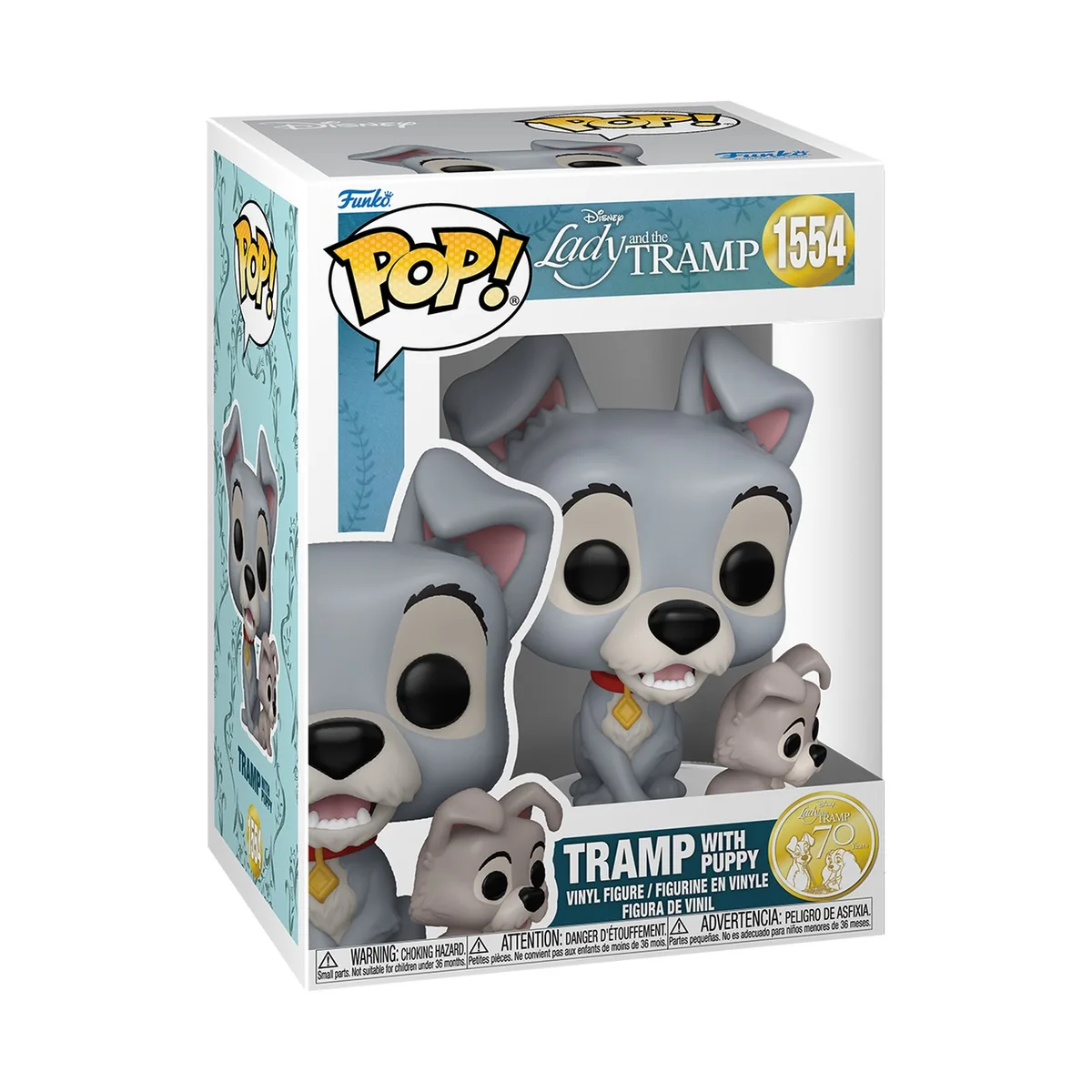 Фигурка Funko POP Disney: Леди и Бродяга - Бродяга с щенком