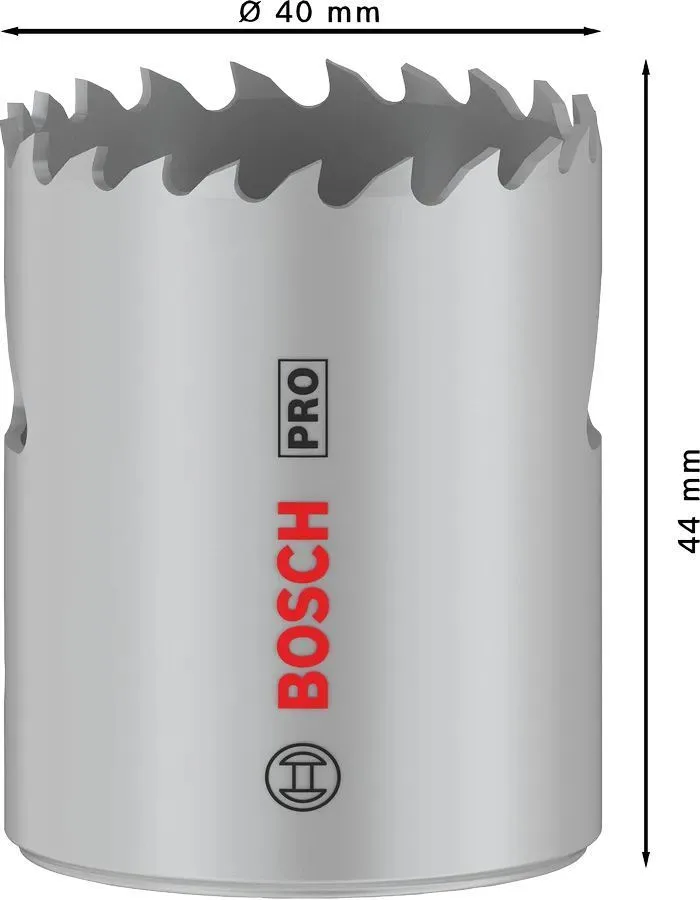 Коронка Bosch Professional Multi Material 40мм HSS-Cobalt для вирізання отворів в матеріалах свердло для професіоналів