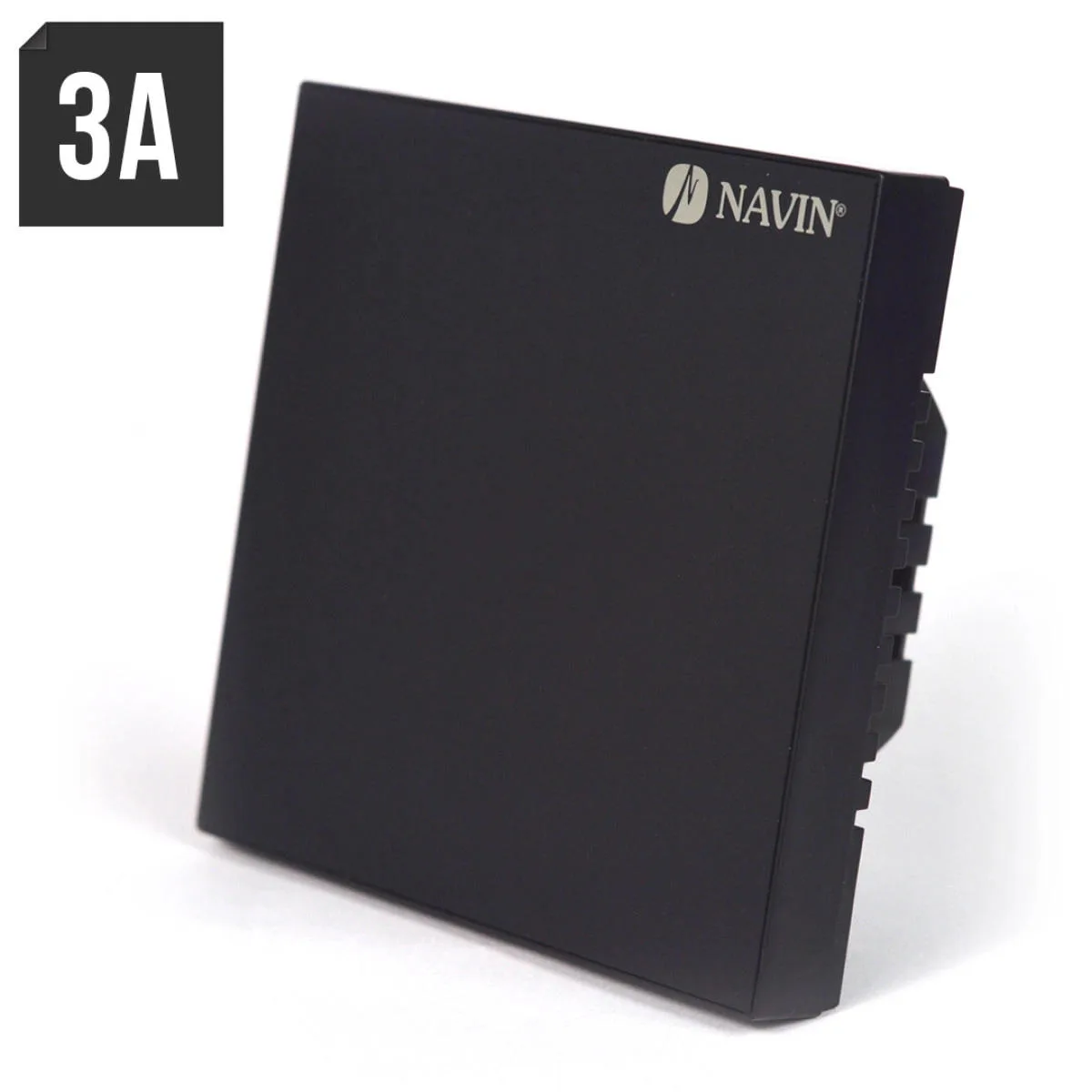 Терморегулятор Navin WT410B-3А 5...35 °C для котлів опалення електронний Wi-Fi Tuya, Smart Life провідне підключення 230В чорний