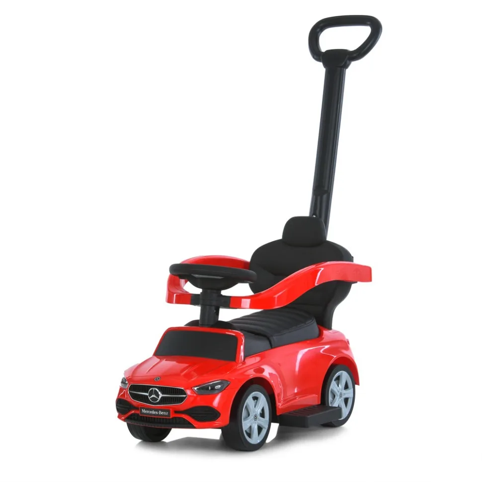Дитяча каталка-толокар Bambi екокожа 75 см кольорова