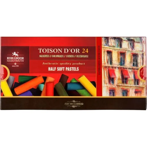 Пастель суха TOISON D'OR 24 кольори.