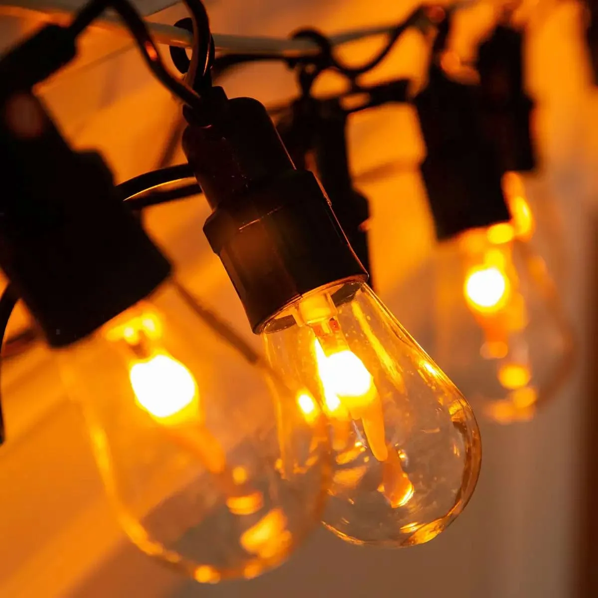 Ретро гірлянда електрична 10 LED 5 м помаранчева