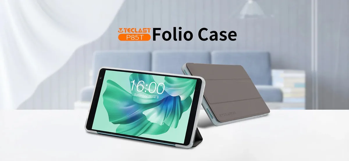Чохол Teclast для P85T, 8", Flex, сірий