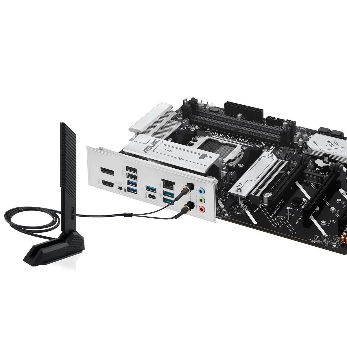 Материнcька плата ASUS PRIME B850-PLUS WIFI sAM5 B850 4xDDR5 M.2 HDMI DP Wi-Fi BT ATX