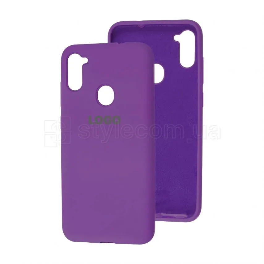 Чохол Silicone Case Samsung силікон фіолетовий