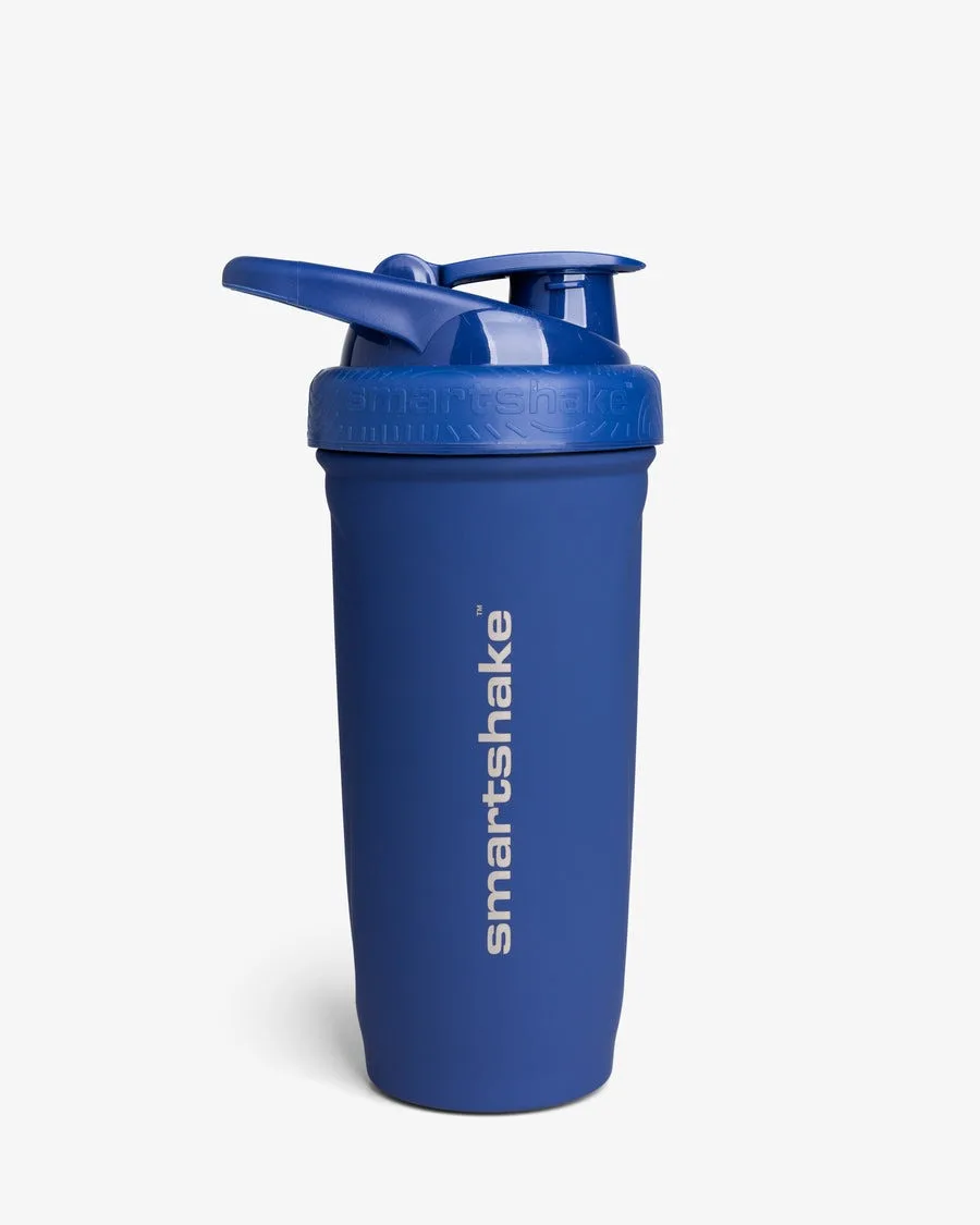 Шейкер спортивний SmartShake нержавіюча сталь 900 мл синій