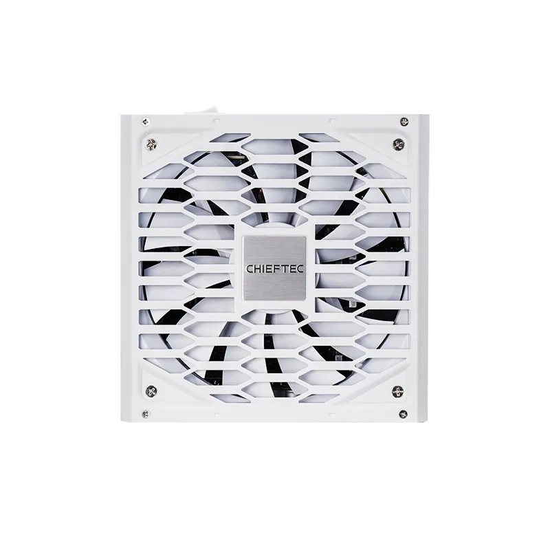 Блок живлення CHIEFTEC Vega M  (850W), >90%, 80+ Gold, 135мм FDB, 1xMB 24pin(20+4), 2xCPU 8pin(4+4), 3xMolex, 6xSATA, 4xPCIe 8pin(6+2), 1xPCIe GEN5 16pin, Fully Modular, White