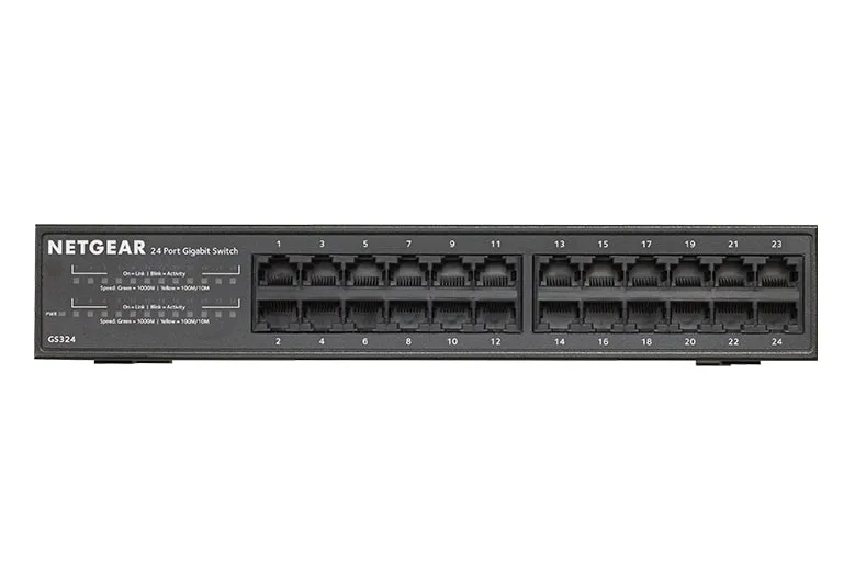 Комутатор NETGEAR GS324 24xGE, Некерований