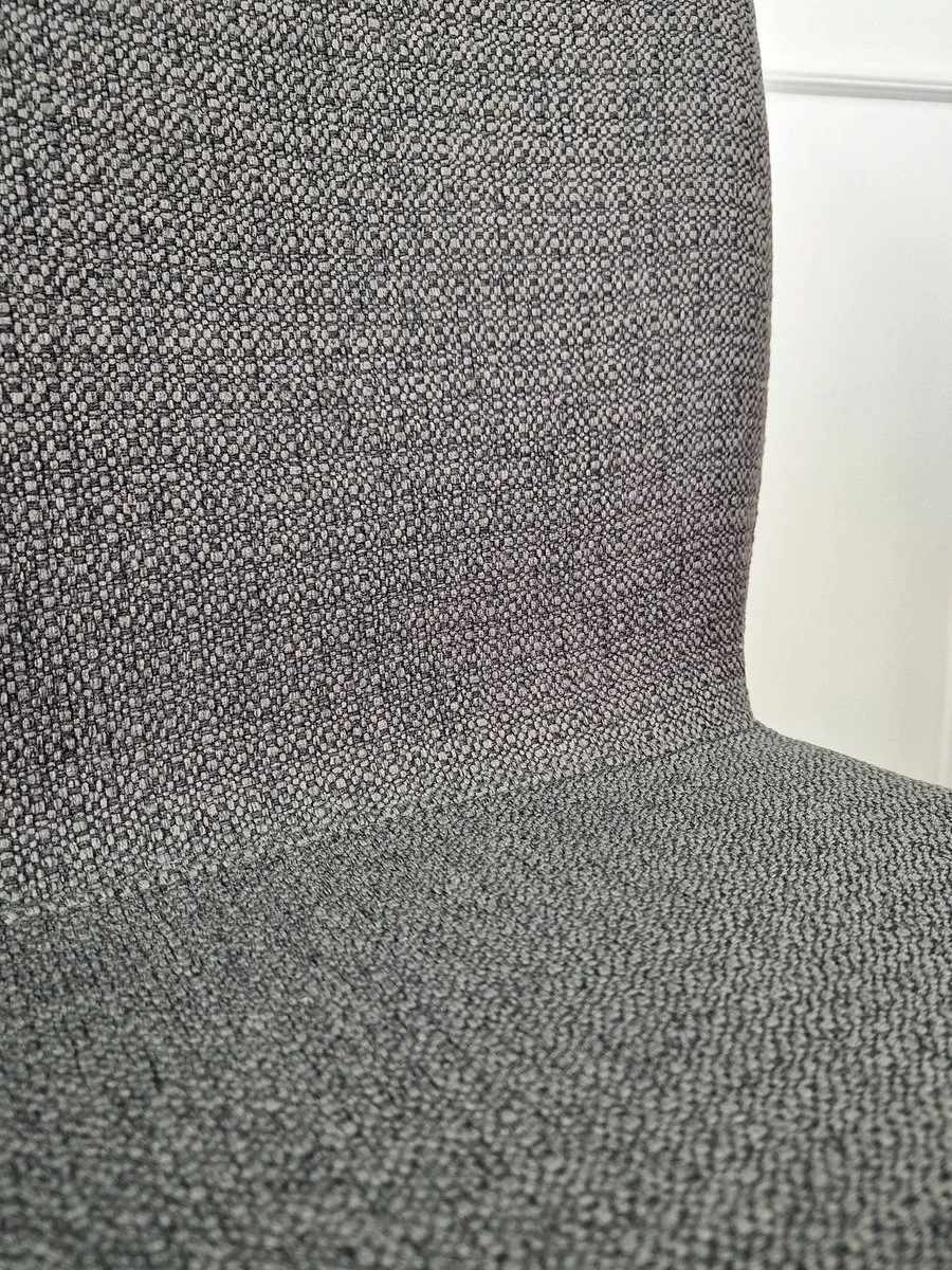 Стілець Інтарсіо тканина 85х43х58 см темно-сірий чорний каркас