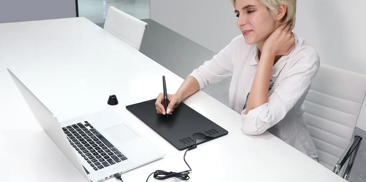 Графический планшет Huion 10"x6.25" HS610, microUSB, черный