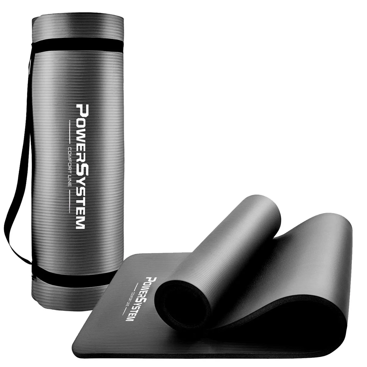 Килимок для йоги Active Point NBR 180х61х1 Чорний