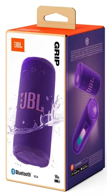 Портативна акустика JBL пластик тканина 64х152,5х65,2 мм Фіолетова
