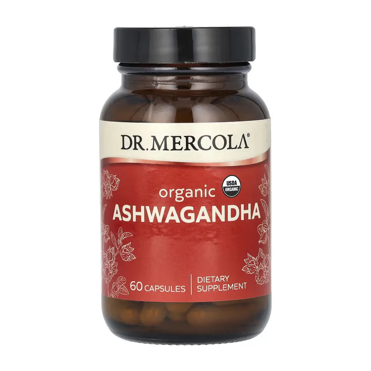 Organic Ashwagandha Dr. Mercola 60 капсул органический диетическая добавка