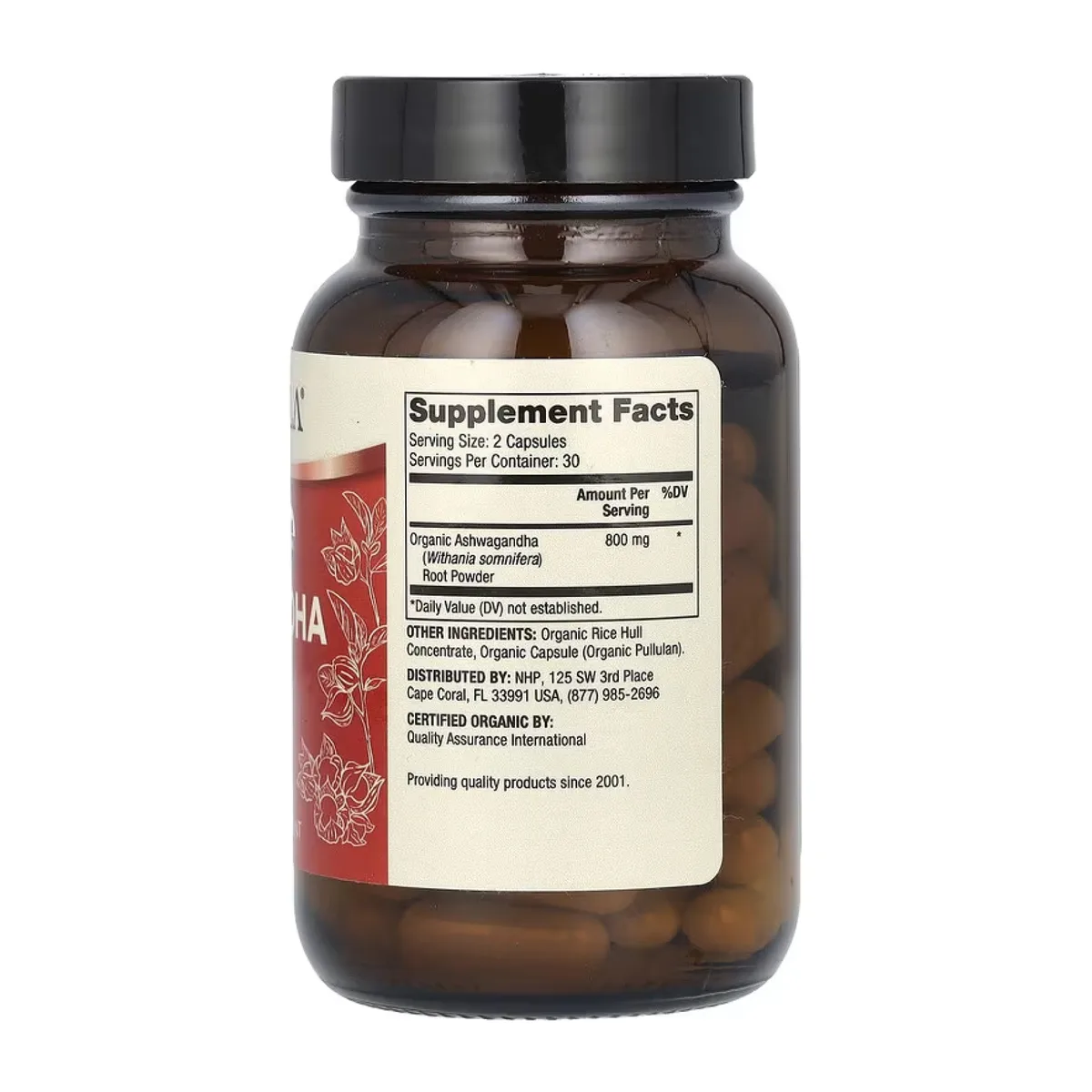 Organic Ashwagandha Dr. Mercola 60 капсул органический диетическая добавка