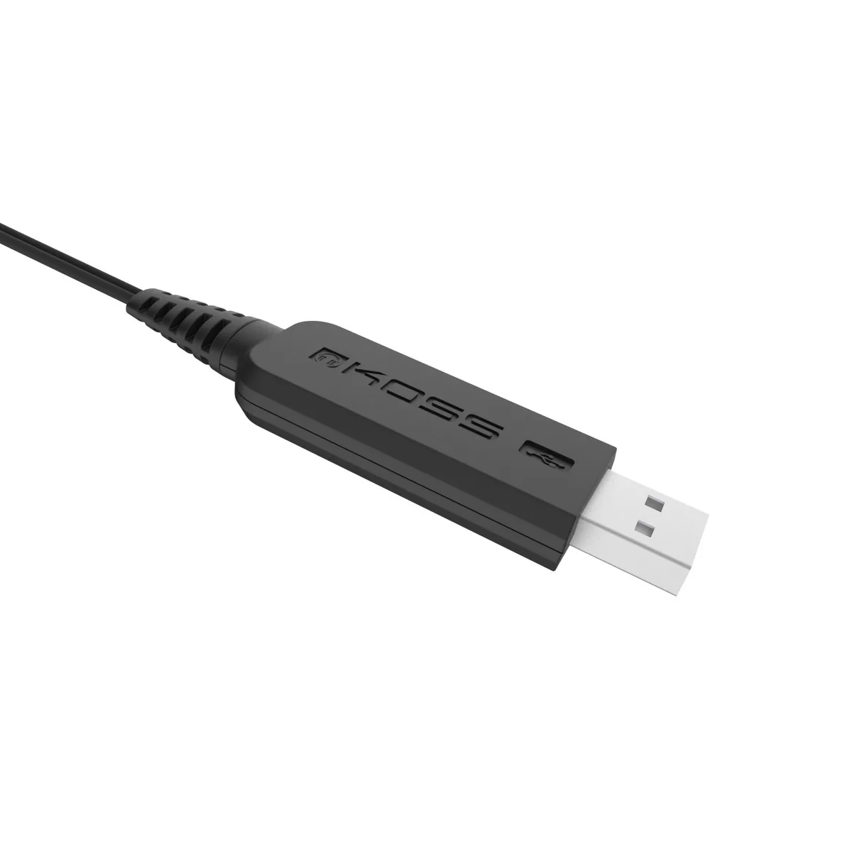 Компьютерная гарнитура моно On-Ear Koss CS195, USB, Uni Mic, 2.4м, Черный
