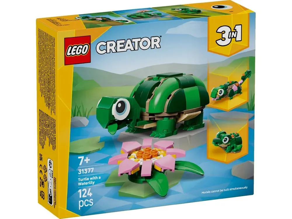 Конструктор LEGO Creator Черепаха з квіткою водяної лілії