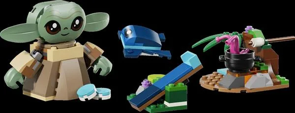 Конструктор LEGO Star Wars 107 деталей для дітей 4 роки Ґроґу 19х14х5 см
