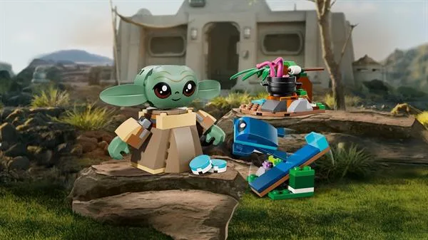 Конструктор LEGO Star Wars 107 деталей для дітей 4 роки Ґроґу 19х14х5 см