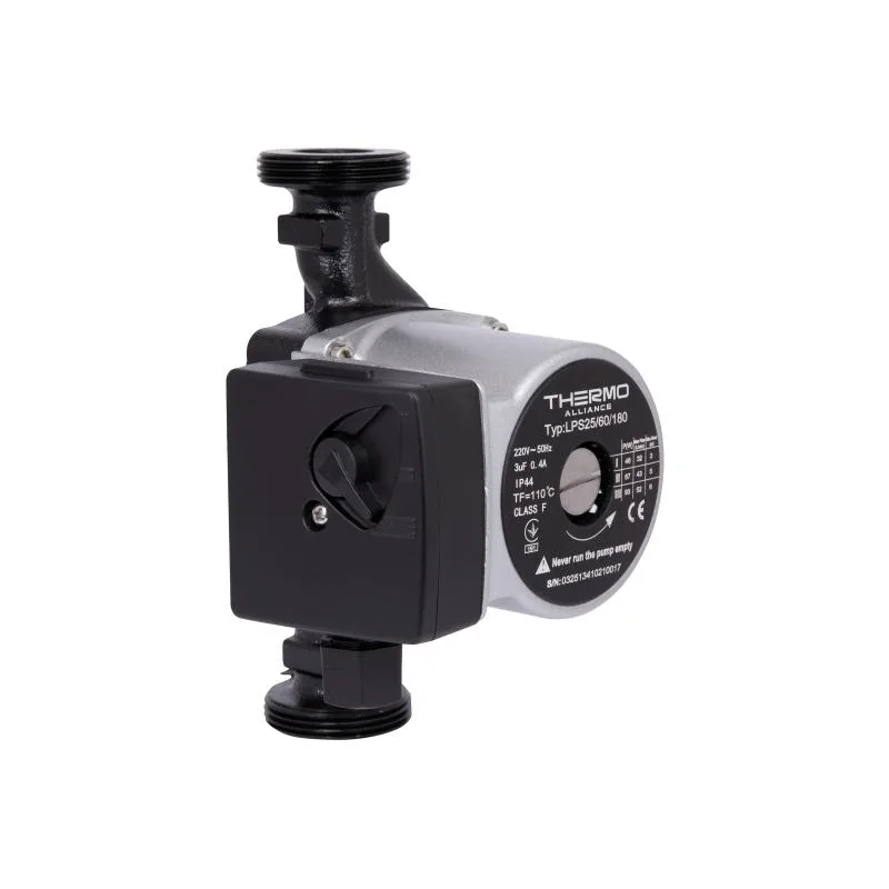 Циркуляційний насос Thermo Alliance LPS 25/60 3 режими роботи 125х125х180 мм мідь