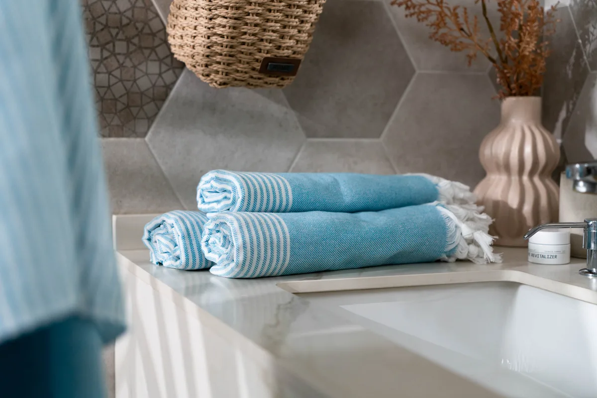 Рушник ARDESTO SPA 90х170 см аква 100% бавовна для пляжу сауни плед для дому