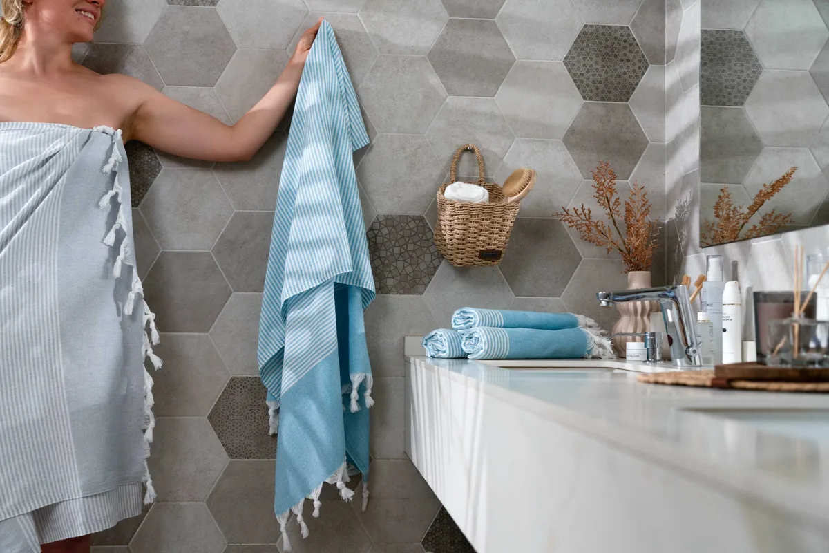 Рушник ARDESTO SPA 90х170 см аква 100% бавовна для пляжу сауни плед для дому