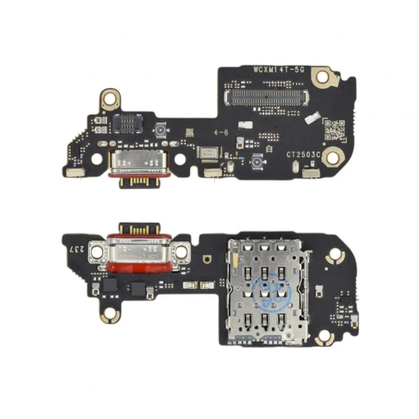 Шлейф нижня плата Xiaomi High Quality з роз'ємом зарядки і мікрофоном