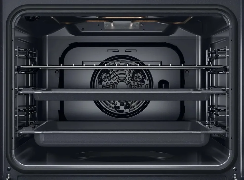 Електрична духова шафа Whirlpool, 71л, клас енергоефективності A, з конвекцією, чорного кольору.