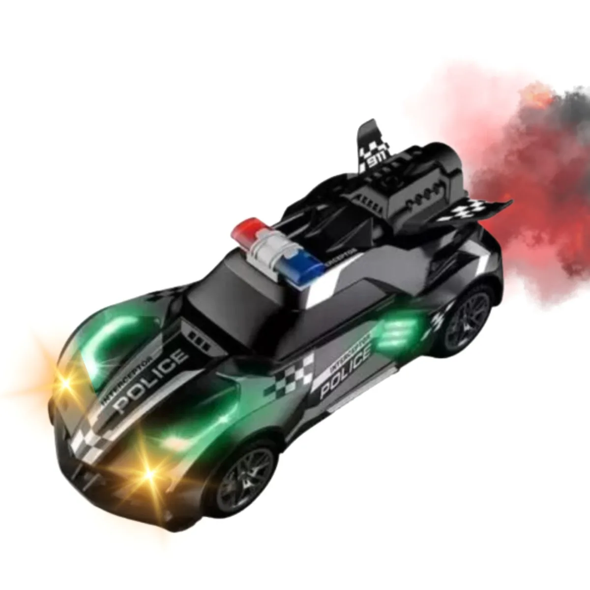 Гоночна машинка STORM ST-095 поліцейська на акумуляторі з LED підсвічуванням 20 см
