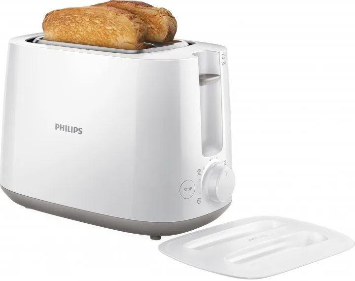 Тостер Philips 900 Вт 2 відділення Білий