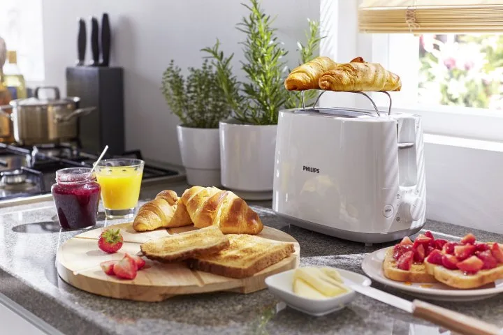 Тостер Philips 900 Вт 2 відділення Білий