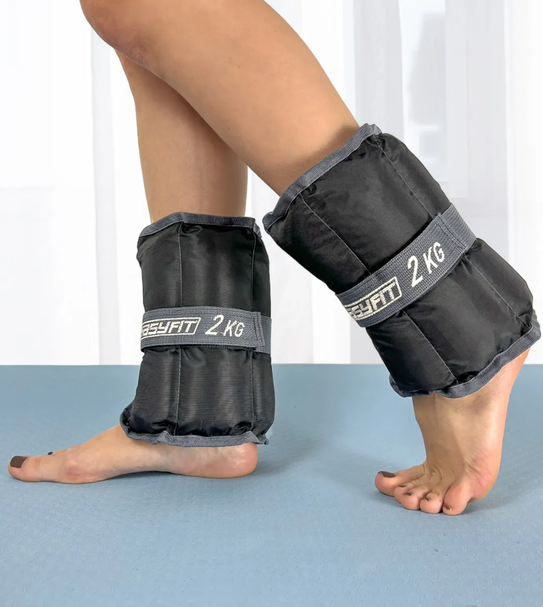 Утяжелювачі EasyFit Оксфорд 2 кг Чорні