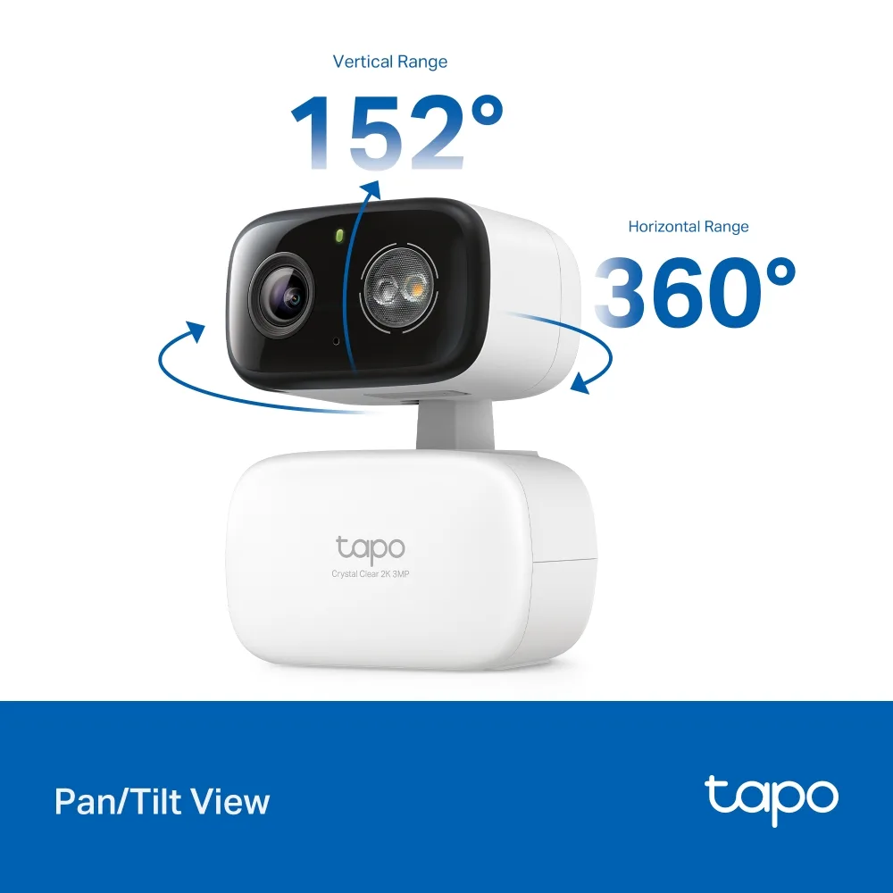 IP-камера TP-LINK Tapo C216 3MP N300 microSD, обнаружение движения. Внешняя/внутренняя, ИИ.