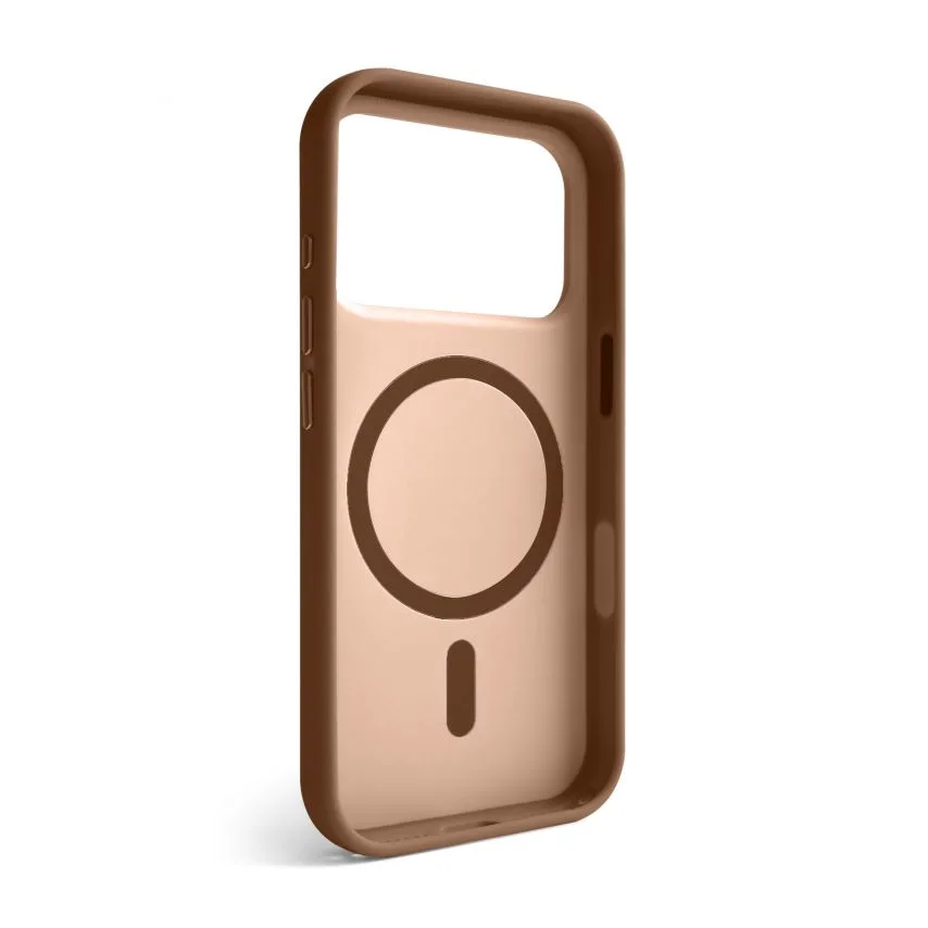 Чохол Soft Matte MagSafe для iPhone 17 Pro TPU  бежевий