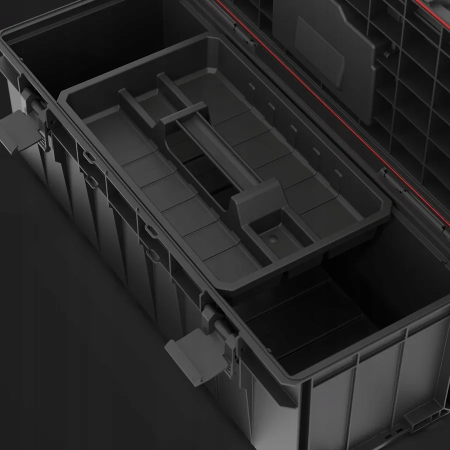 Ящик для інструментів QBRICK пластиковий 650x270x246 мм чорний
