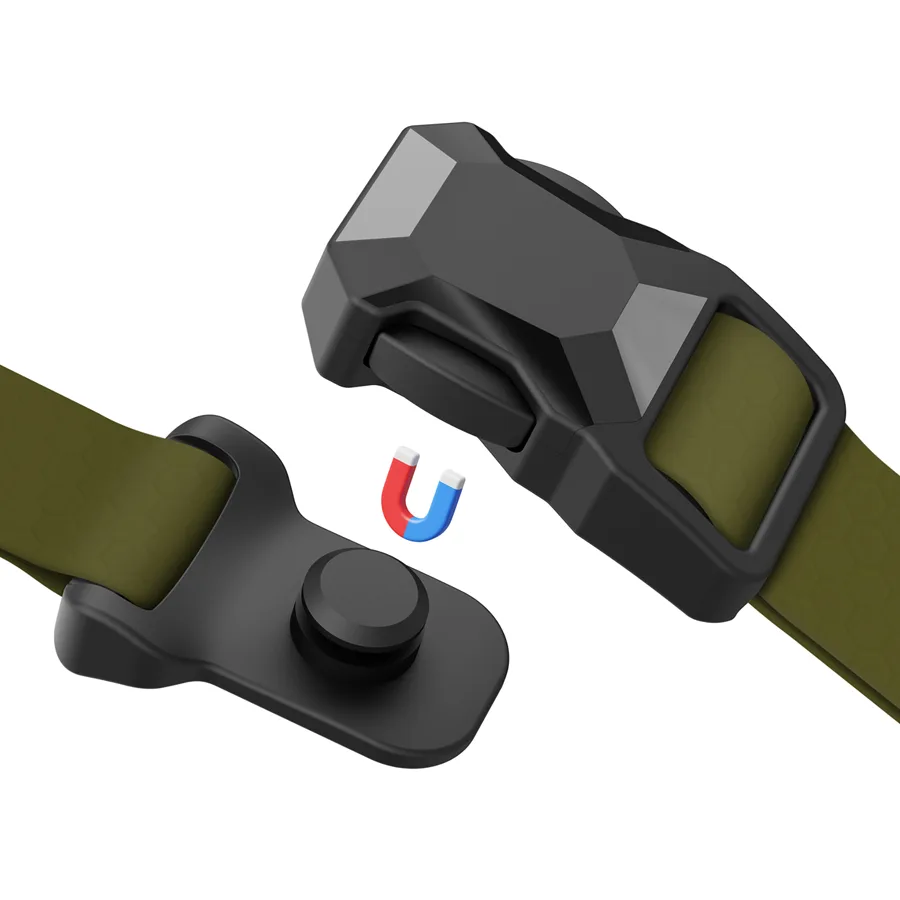 Нашийник WAUDOG Magnet 20 мм 28-40 см Collartex хакі