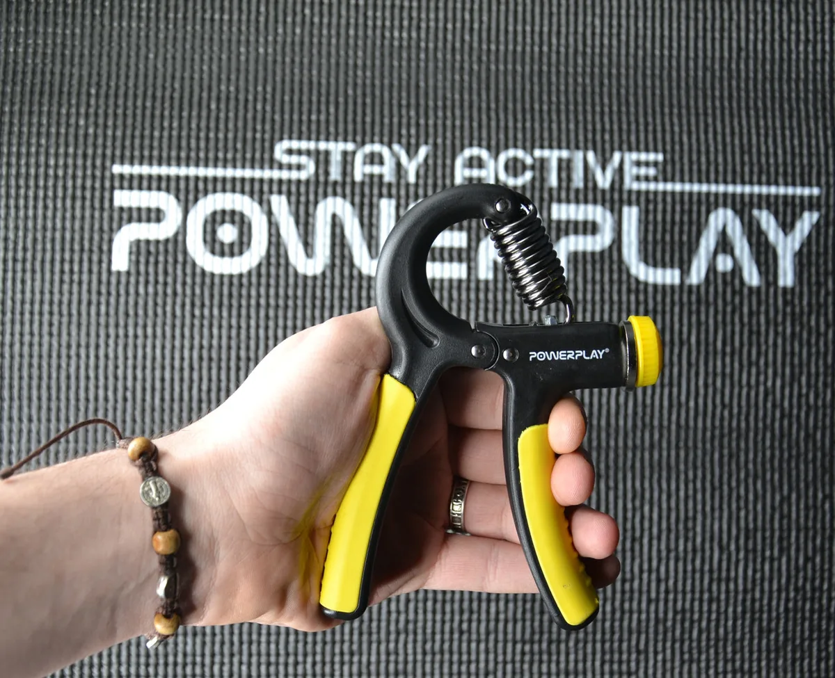 Еспандер кистьовий Active Point метал 10-40 кг жовтий