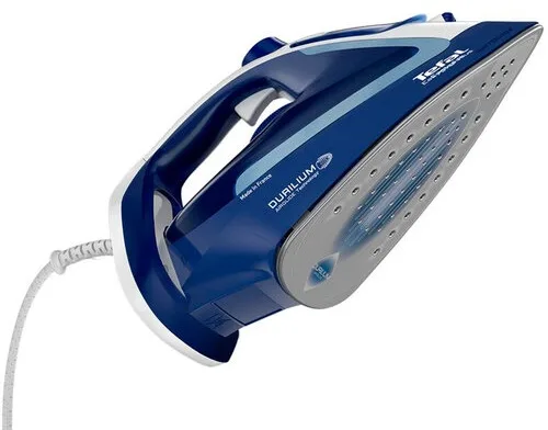 Праска з подачею пари Tefal 2500 Вт синя біла Durilium AirGlide 270 мл