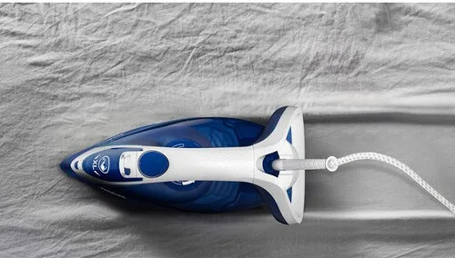 Праска з подачею пари Tefal 2500 Вт синя біла Durilium AirGlide 270 мл