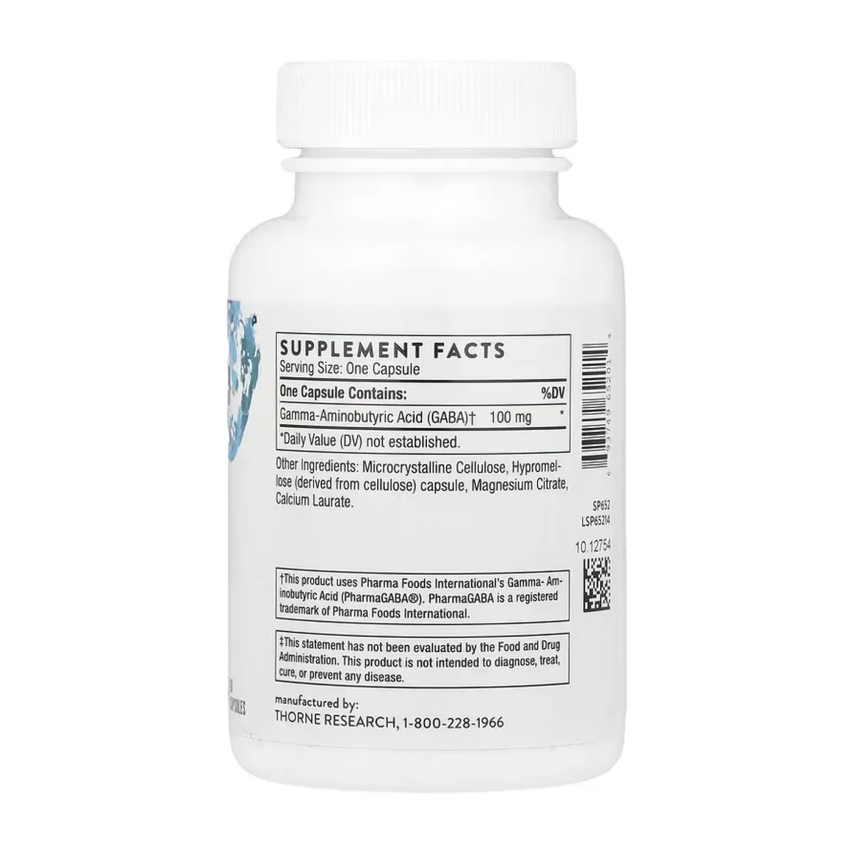 PharmaGABA 100 капсулы 60 шт Без глютена Спокойный сон Стрессоустойчивость