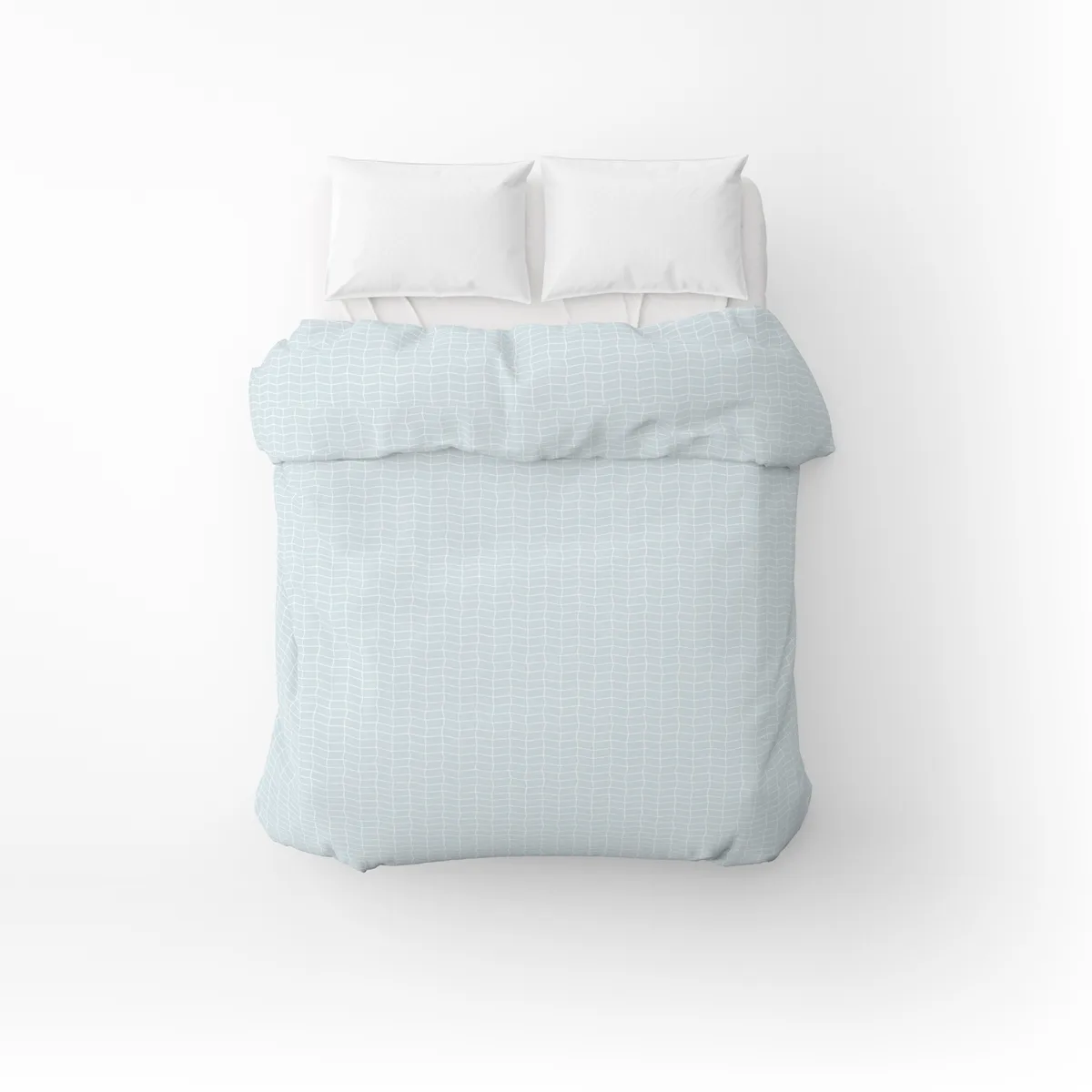 Підковдра бязева Home Line 145х215 см світло-блакитна 100% бавовна