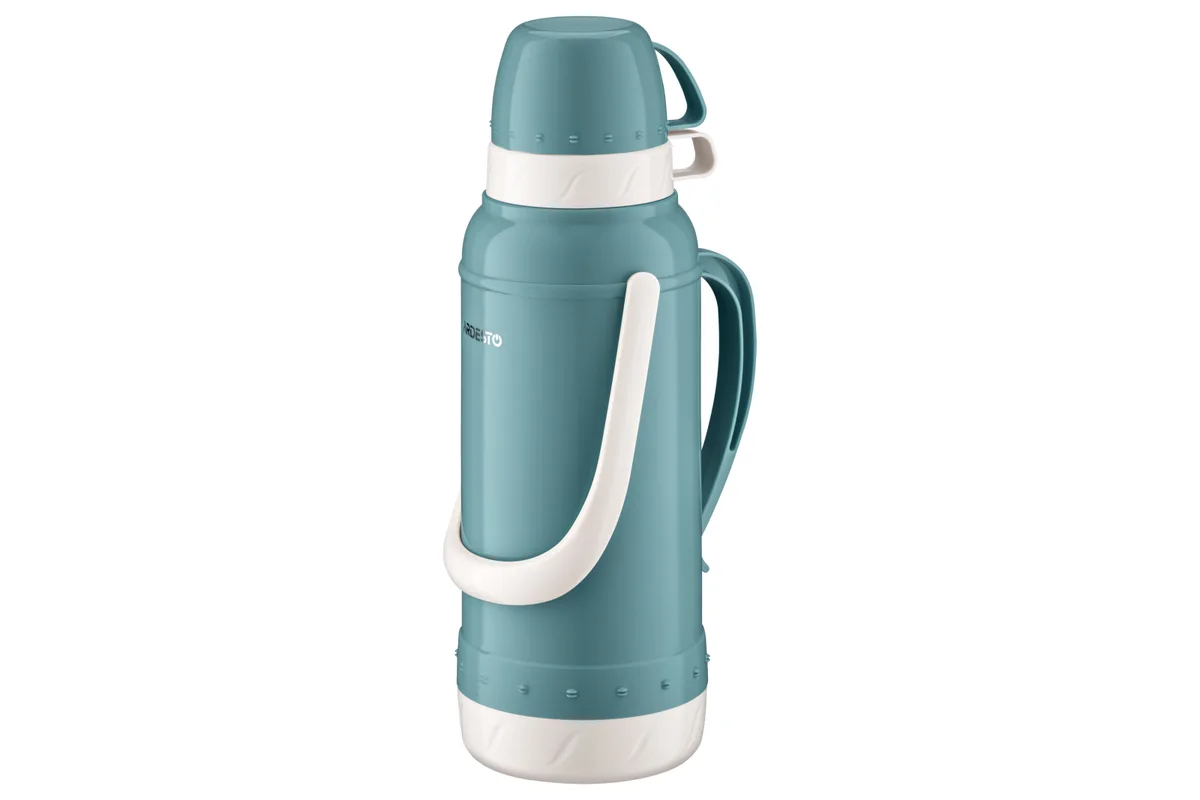 Термос ARDESTO Gemini Gourmet, 2 л, пластиковий, боросилікатне скло, синій.